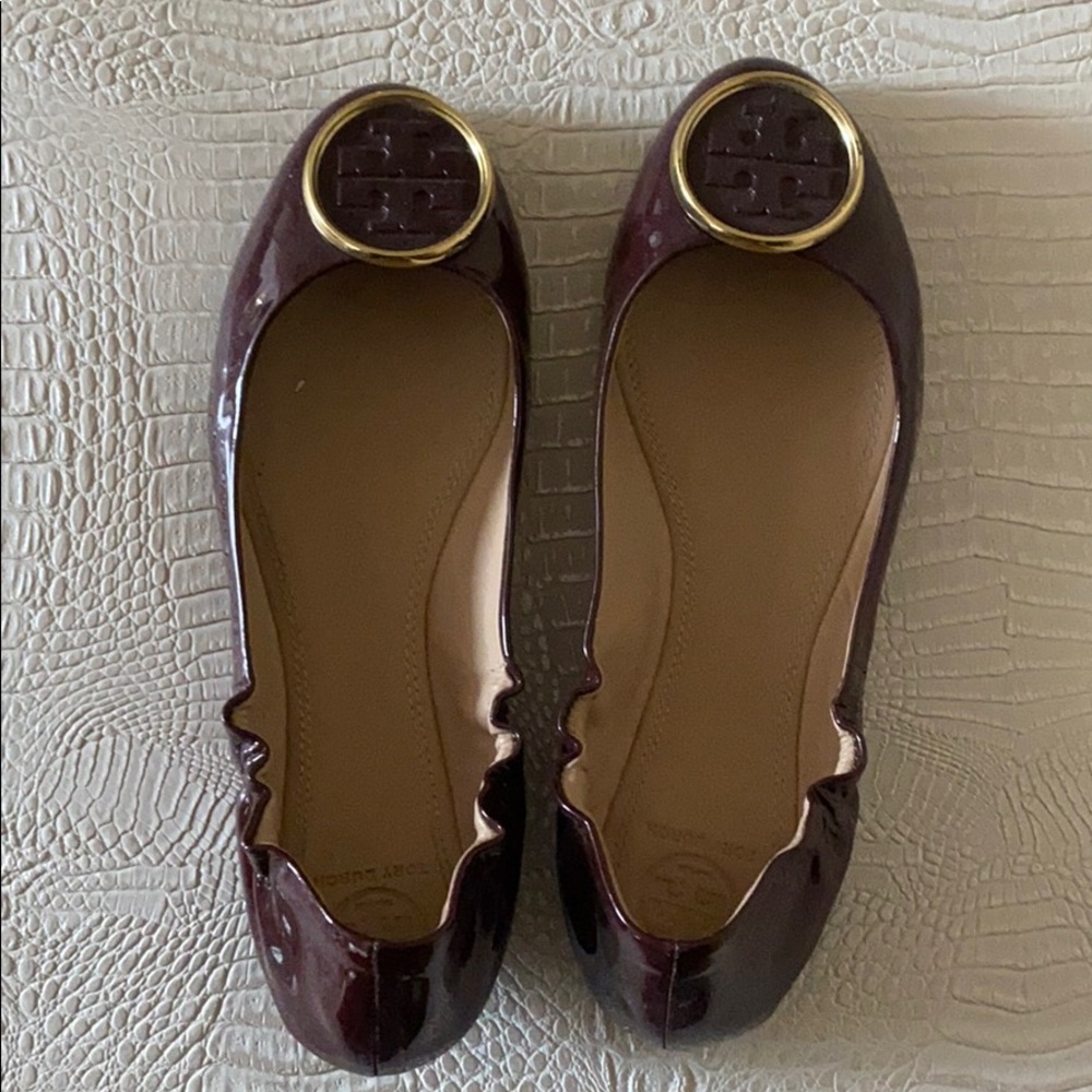 Tory Burch flats Maroon size 8